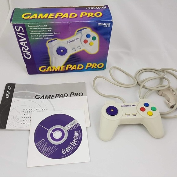 Brand New GRAVIS Gamepad Pro SEALED Windows 95 Model 42021e - Picture 7 of 8